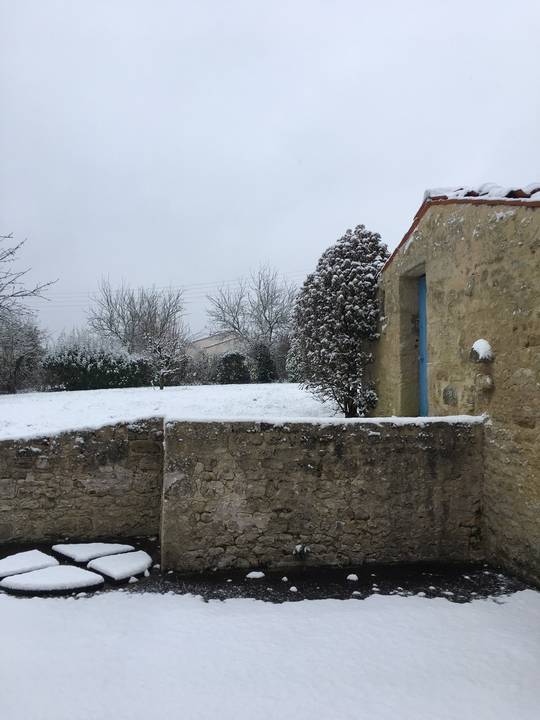 Gite de Vendée sous la neige