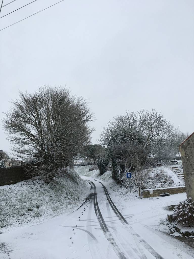 Gite de Vendée sous la neige