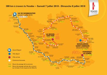 Tour de France à 5 minutes du gite de la Gravée Vendée