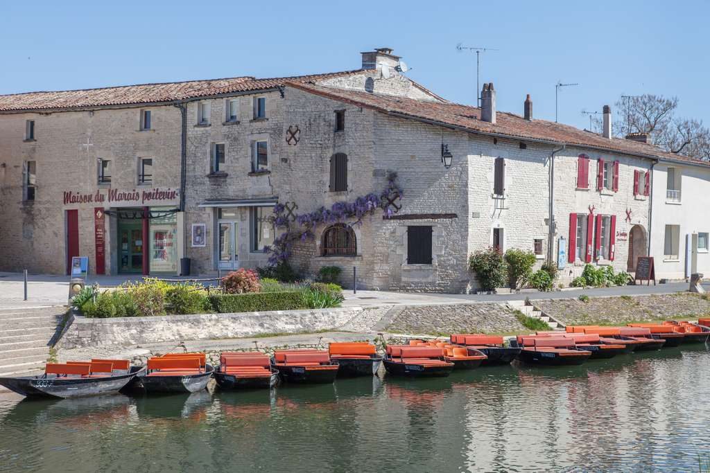 balade en barque dans le marais poitevin