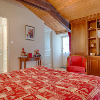 Gite de la Gravée Vendée Marais Poitevin - chambre parentale au rez de chaussée